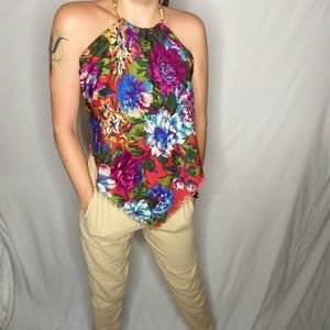 Re-worked Vintage Scarf Top